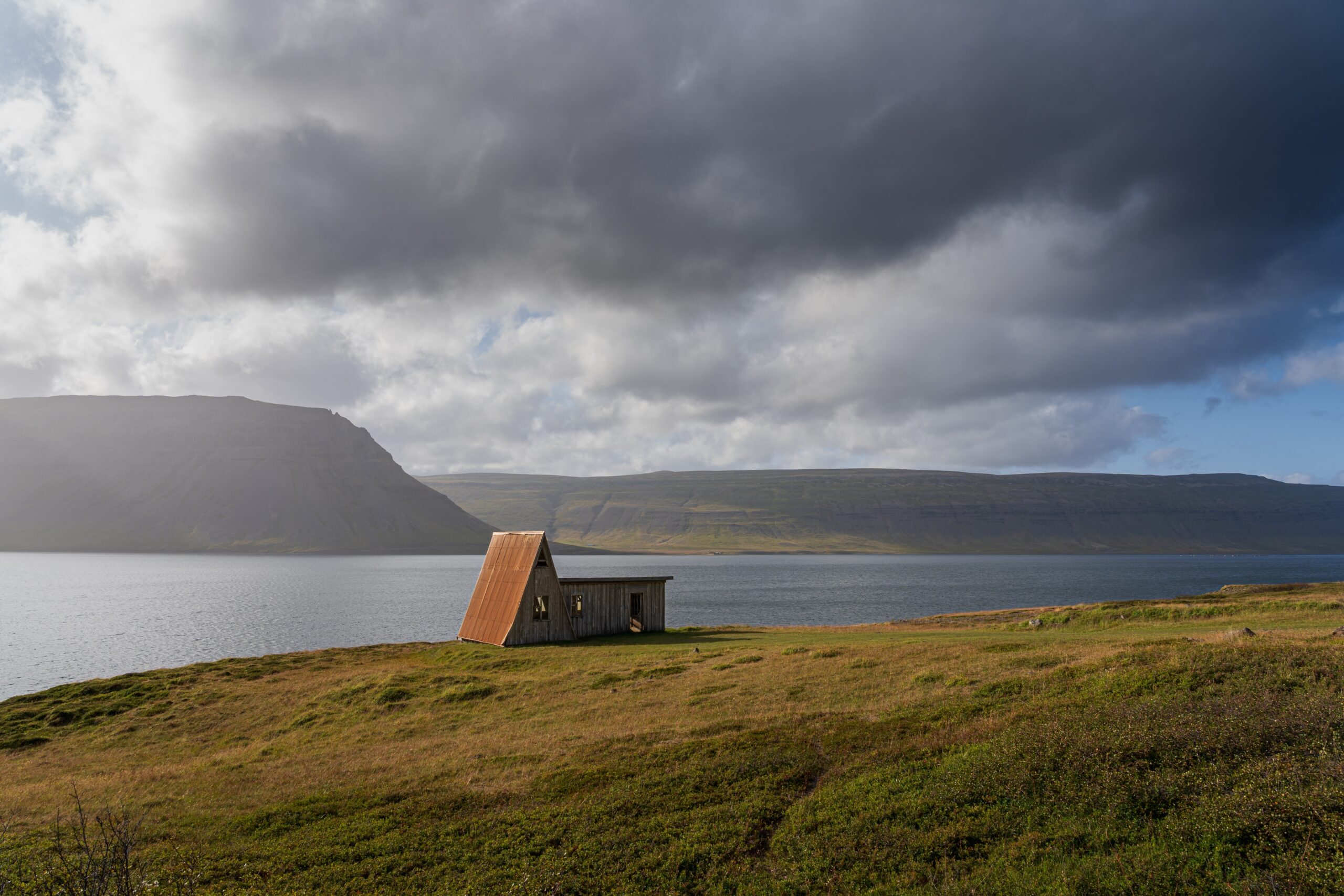 Abandoned,Barn,At,Fossfjordur,In,Westfjords,,Iceland